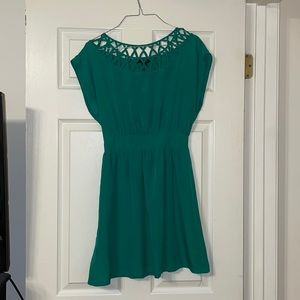 Green Forever21 dress